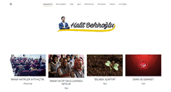 Desktop Screenshot of halitbekiroglu.com